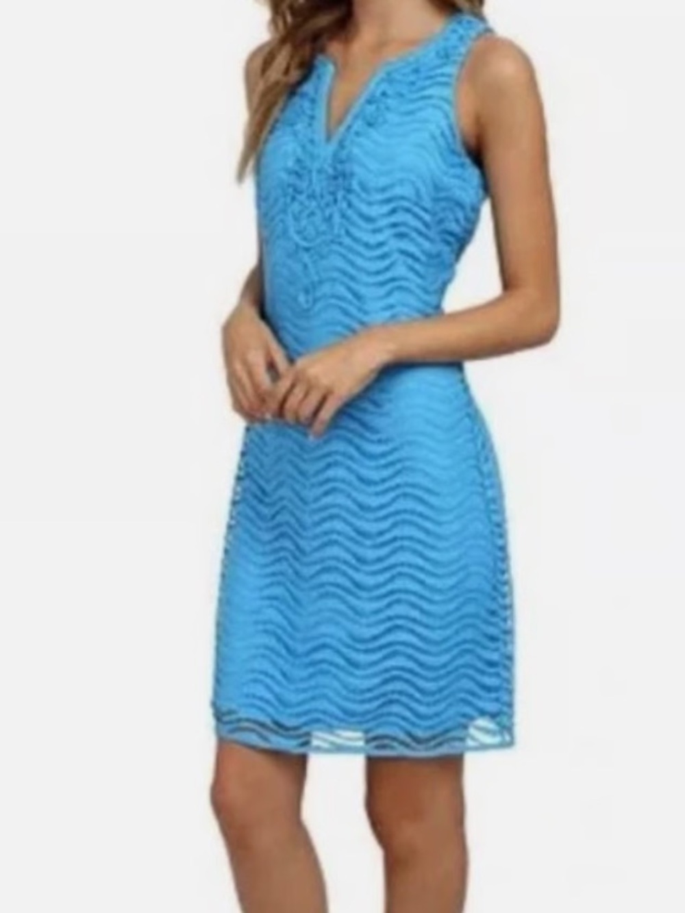 Lilly Pulitzer blue lace dress xs